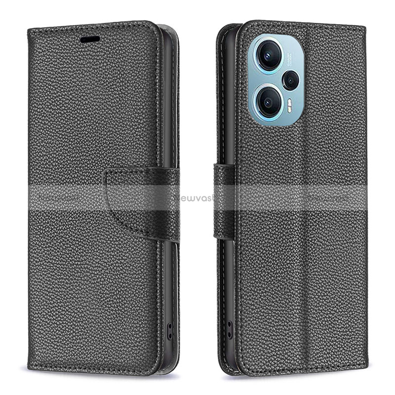 Leather Case Stands Flip Cover Holder B06F for Xiaomi Poco F5 5G