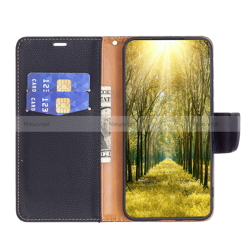 Leather Case Stands Flip Cover Holder B06F for Xiaomi Poco X4 Pro 5G