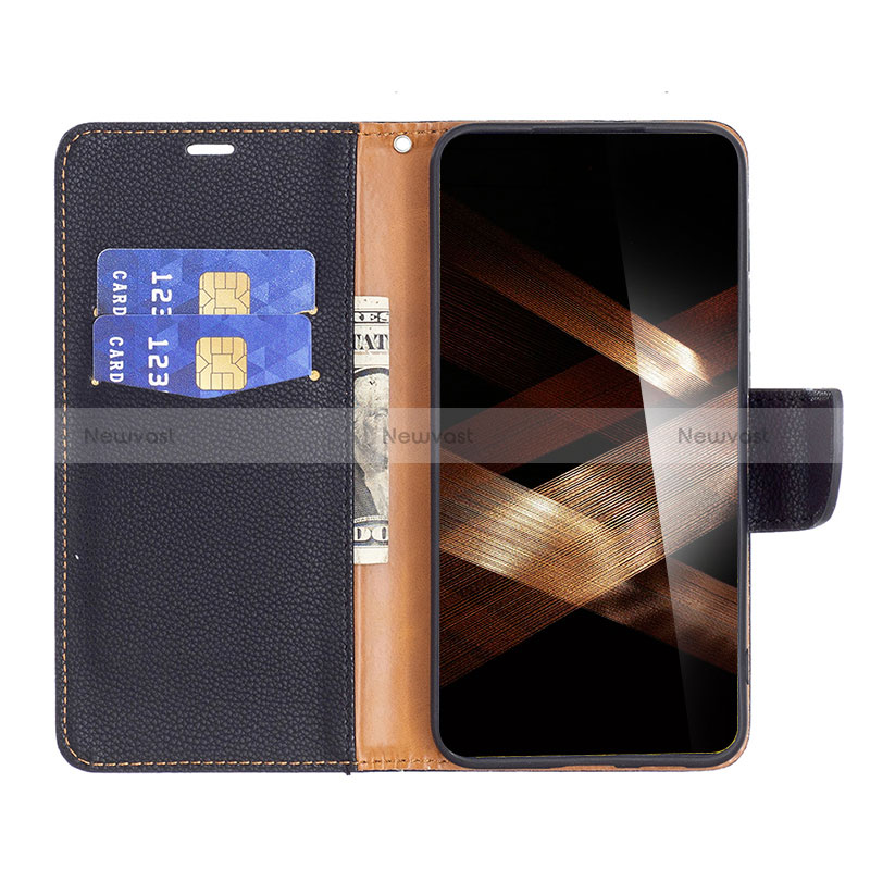 Leather Case Stands Flip Cover Holder B06F for Xiaomi Redmi 13C