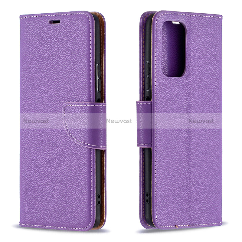 Leather Case Stands Flip Cover Holder B06F for Xiaomi Redmi Note 10 Pro Max