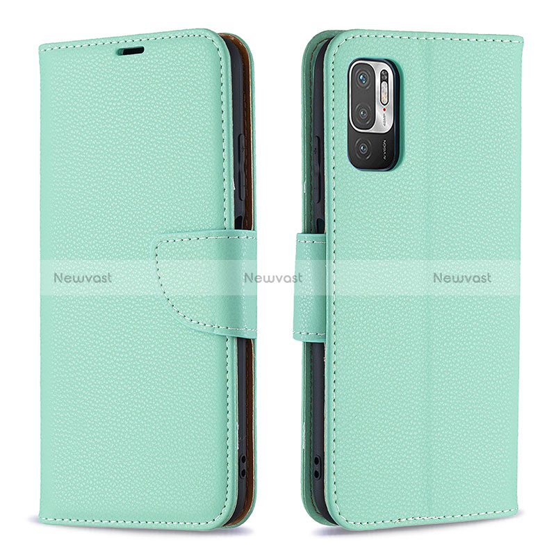 Leather Case Stands Flip Cover Holder B06F for Xiaomi Redmi Note 11 SE 5G