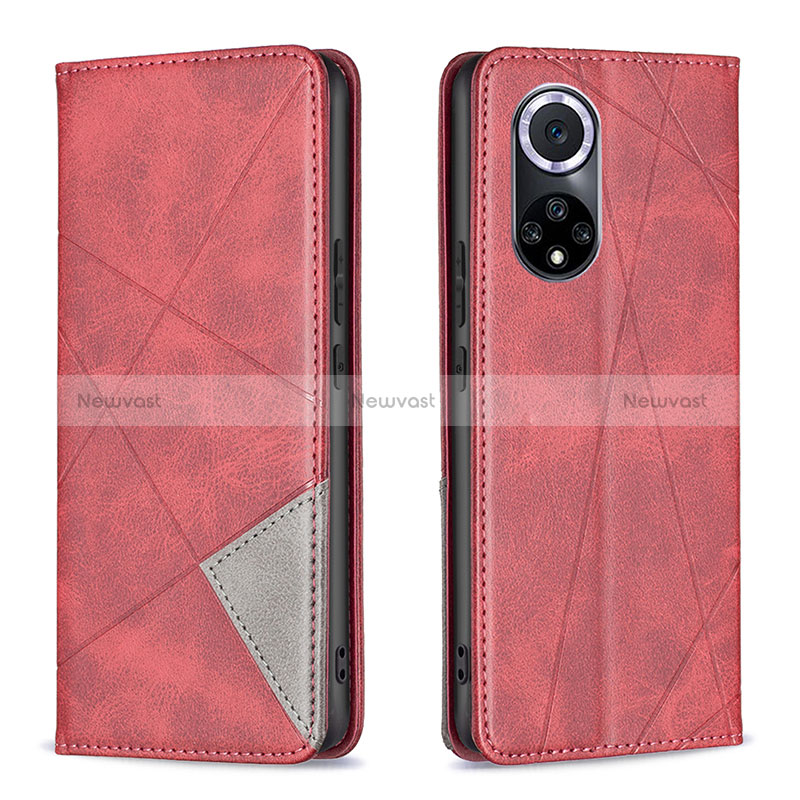 Leather Case Stands Flip Cover Holder B07F for Huawei Honor 50 5G