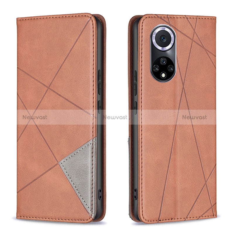 Leather Case Stands Flip Cover Holder B07F for Huawei Nova 9