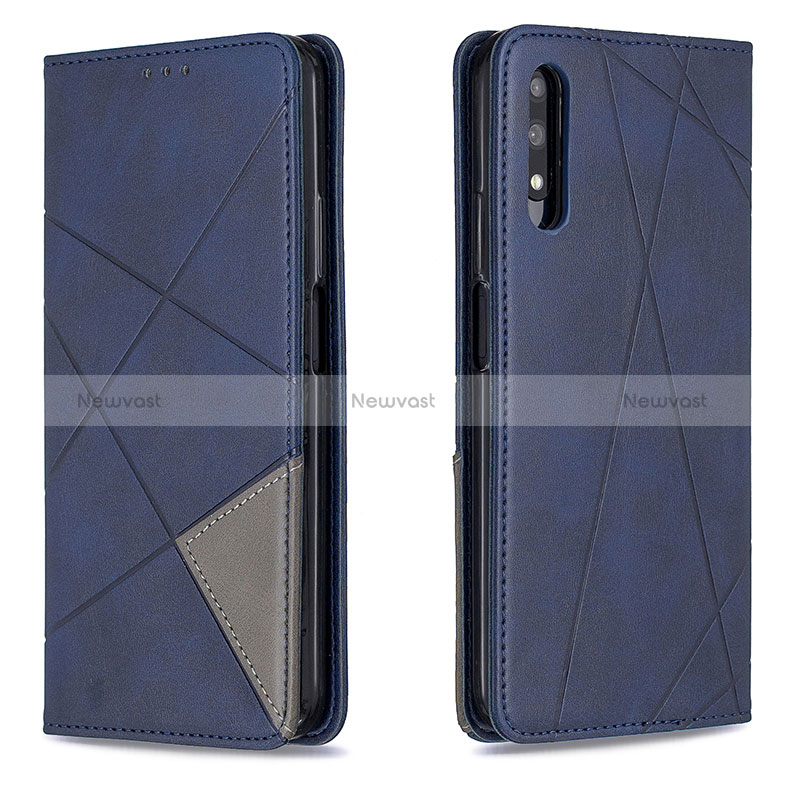 Leather Case Stands Flip Cover Holder B07F for Huawei P Smart Z (2019)