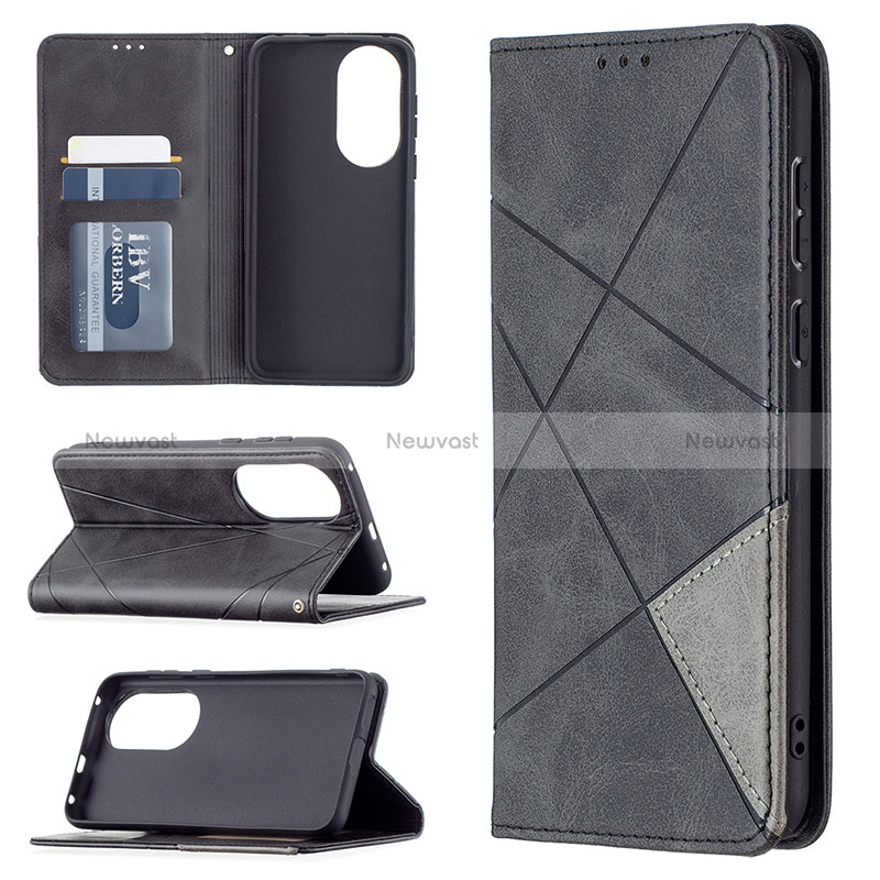 Leather Case Stands Flip Cover Holder B07F for Huawei P50