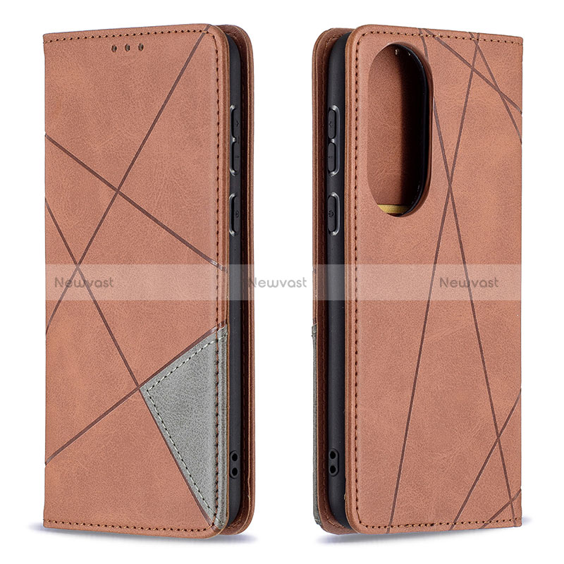 Leather Case Stands Flip Cover Holder B07F for Huawei P50e