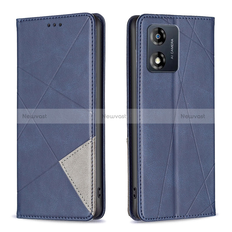 Leather Case Stands Flip Cover Holder B07F for Motorola Moto E13