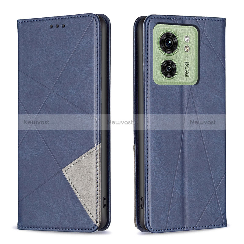 Leather Case Stands Flip Cover Holder B07F for Motorola Moto Edge (2023) 5G