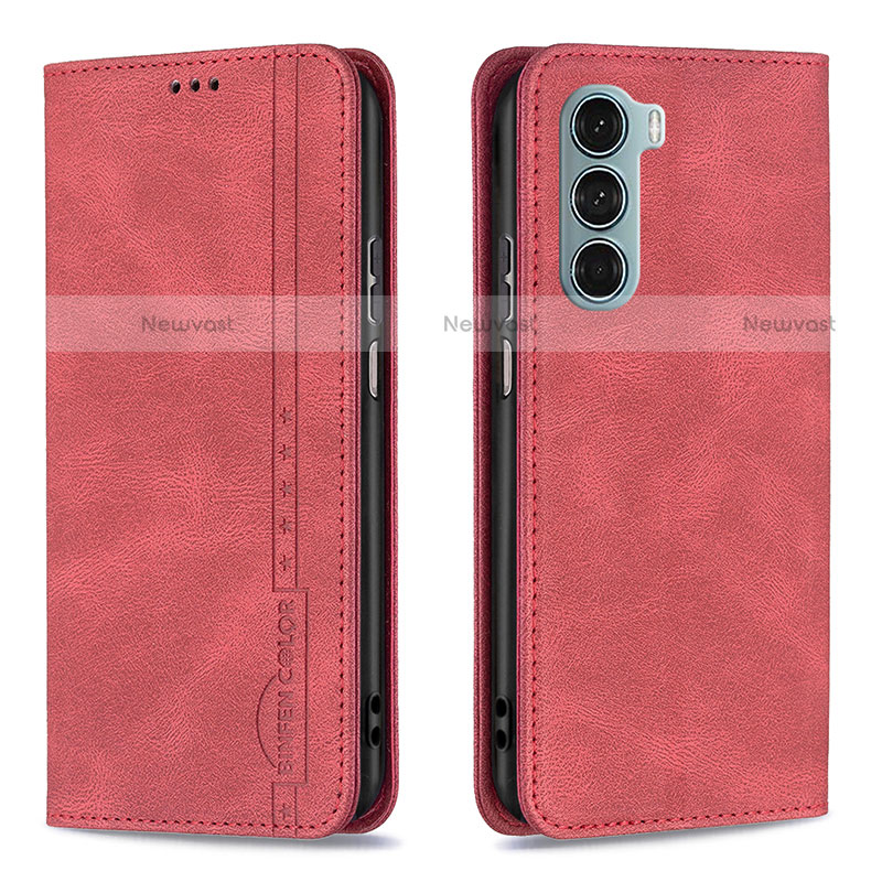 Leather Case Stands Flip Cover Holder B07F for Motorola Moto Edge S30 5G