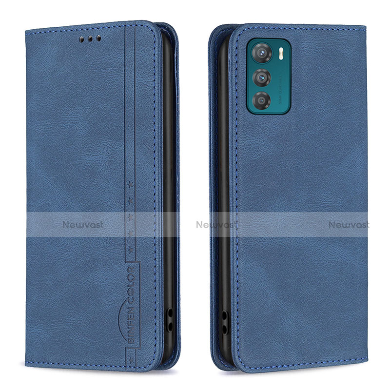 Leather Case Stands Flip Cover Holder B07F for Motorola Moto G42