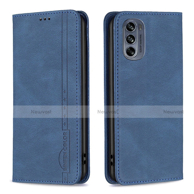 Leather Case Stands Flip Cover Holder B07F for Motorola Moto G62 5G