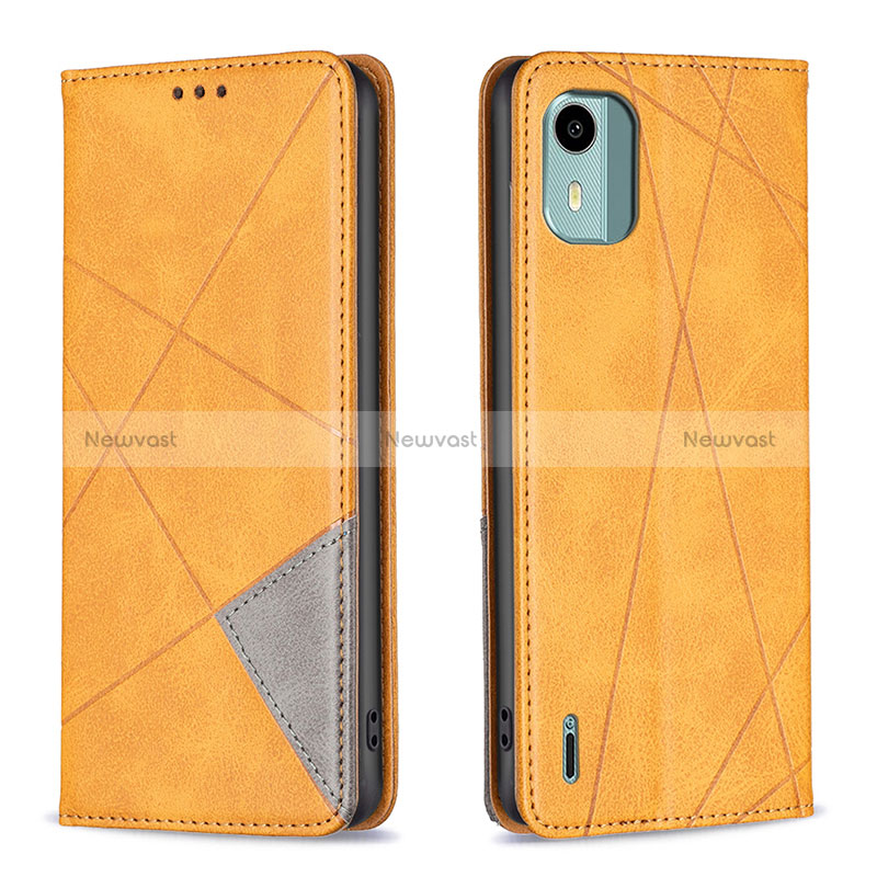 Leather Case Stands Flip Cover Holder B07F for Nokia C12