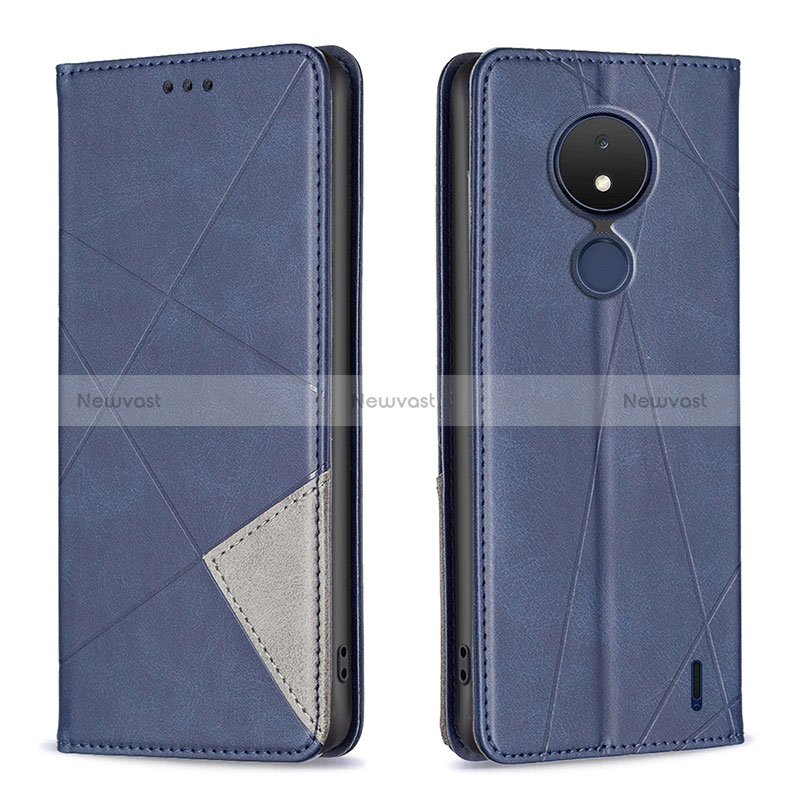 Leather Case Stands Flip Cover Holder B07F for Nokia C21