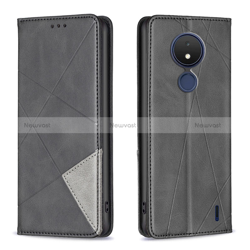 Leather Case Stands Flip Cover Holder B07F for Nokia C21