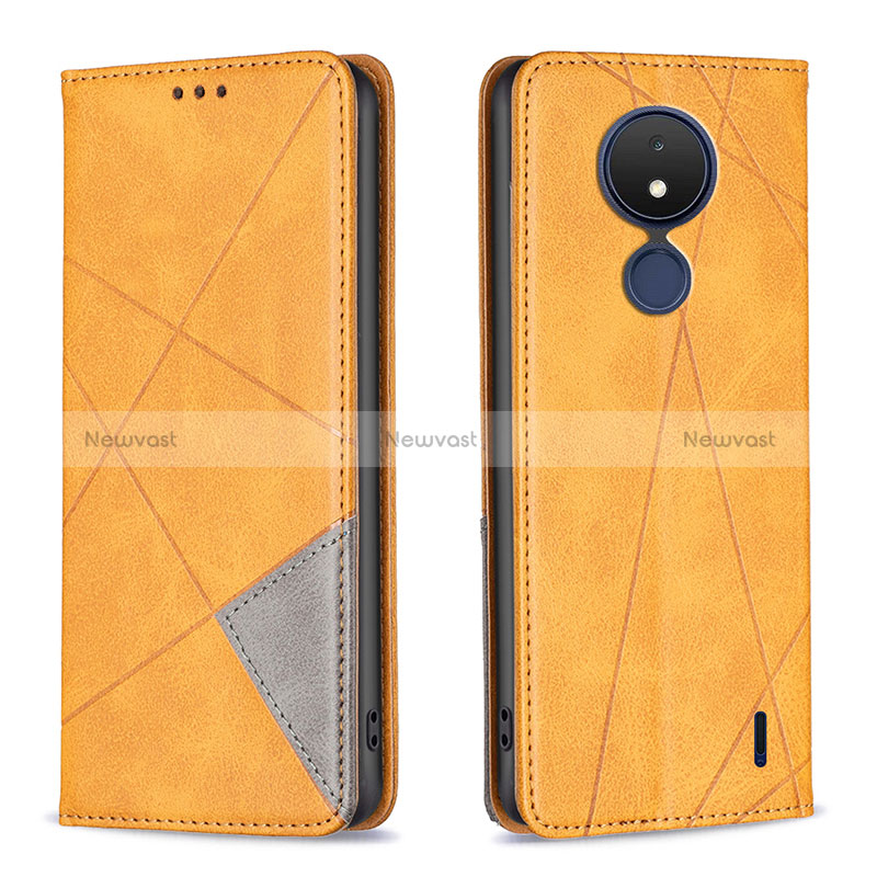 Leather Case Stands Flip Cover Holder B07F for Nokia C21