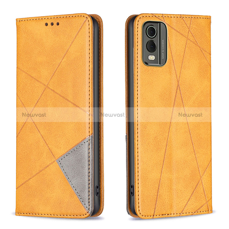 Leather Case Stands Flip Cover Holder B07F for Nokia C210