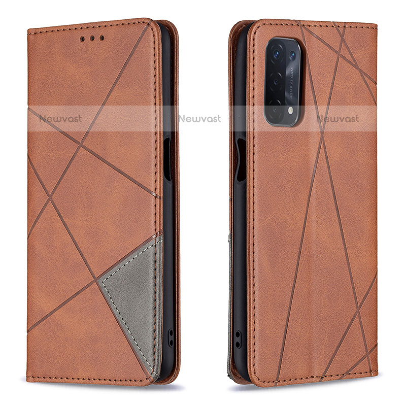 Leather Case Stands Flip Cover Holder B07F for OnePlus Nord N200 5G