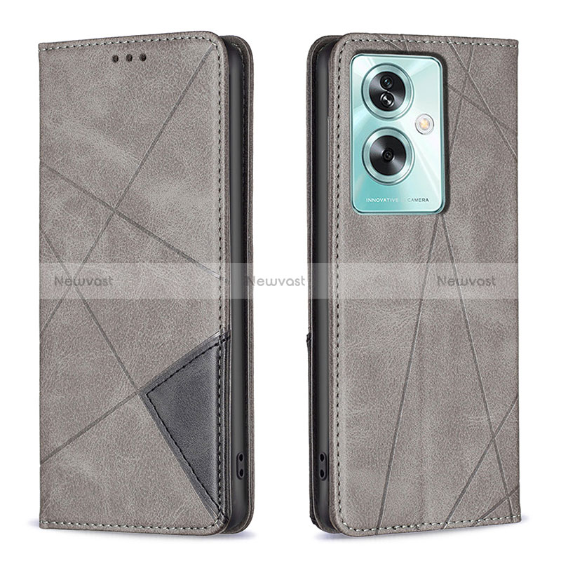 Leather Case Stands Flip Cover Holder B07F for Oppo A2 5G