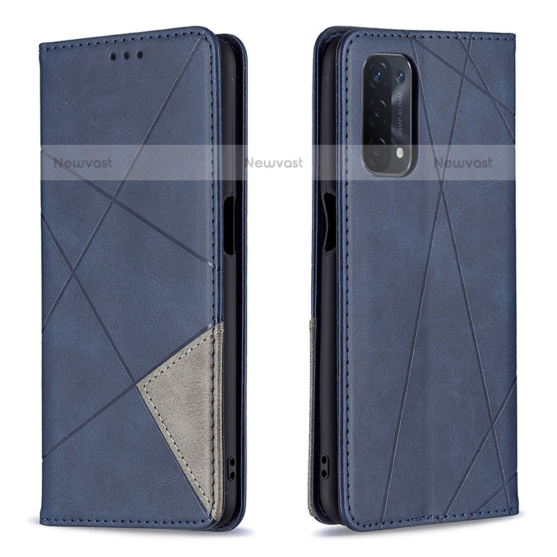 Leather Case Stands Flip Cover Holder B07F for Oppo A93 5G