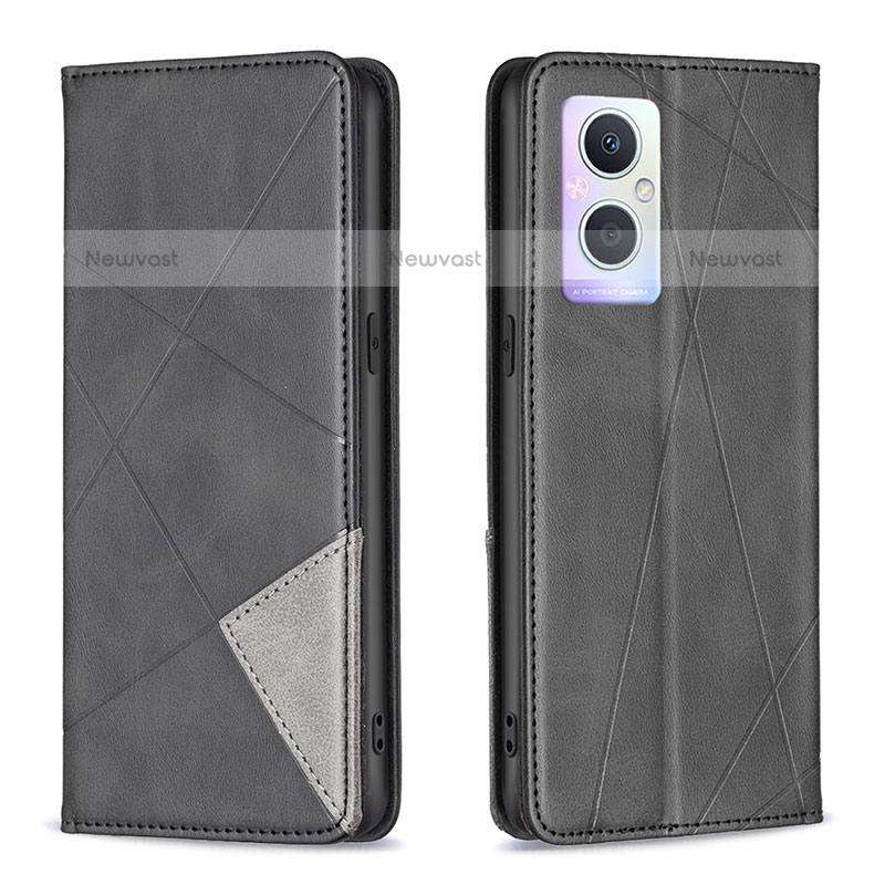 Leather Case Stands Flip Cover Holder B07F for Oppo F21 Pro 5G