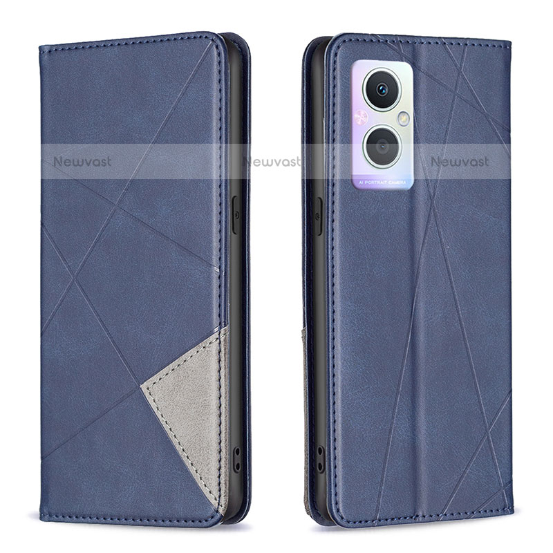 Leather Case Stands Flip Cover Holder B07F for Oppo F21 Pro 5G