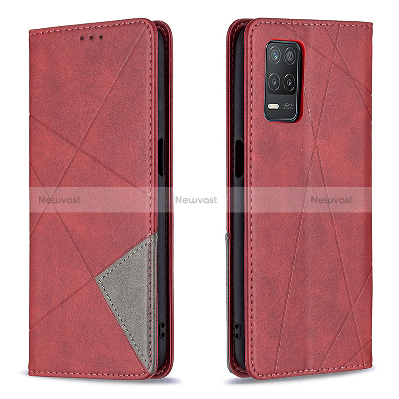 Leather Case Stands Flip Cover Holder B07F for Realme 8s 5G