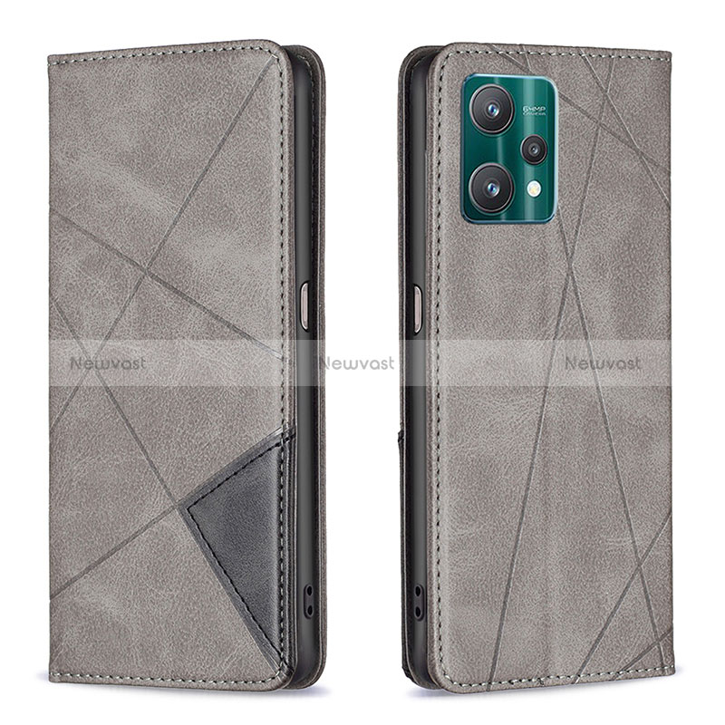 Leather Case Stands Flip Cover Holder B07F for Realme 9 5G