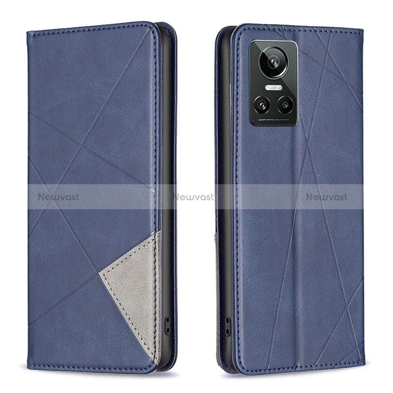 Leather Case Stands Flip Cover Holder B07F for Realme GT Neo3 5G