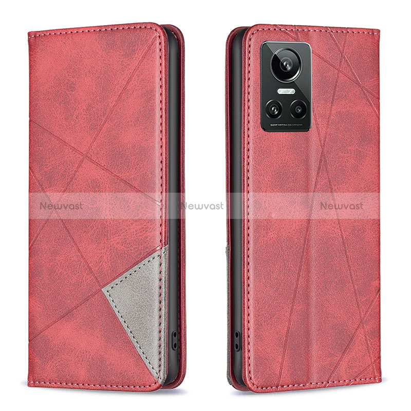 Leather Case Stands Flip Cover Holder B07F for Realme GT Neo3 5G