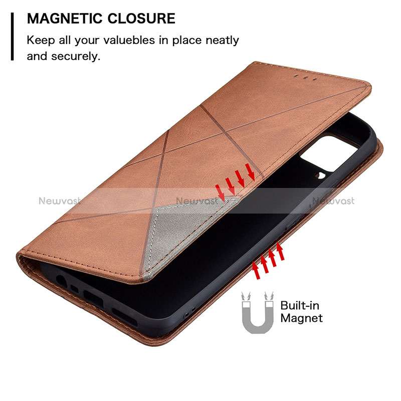 Leather Case Stands Flip Cover Holder B07F for Realme Narzo 20