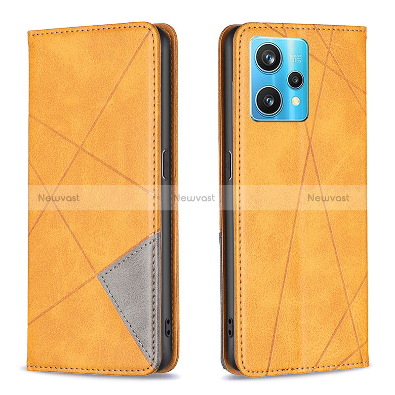 Leather Case Stands Flip Cover Holder B07F for Realme Narzo 50 Pro 5G