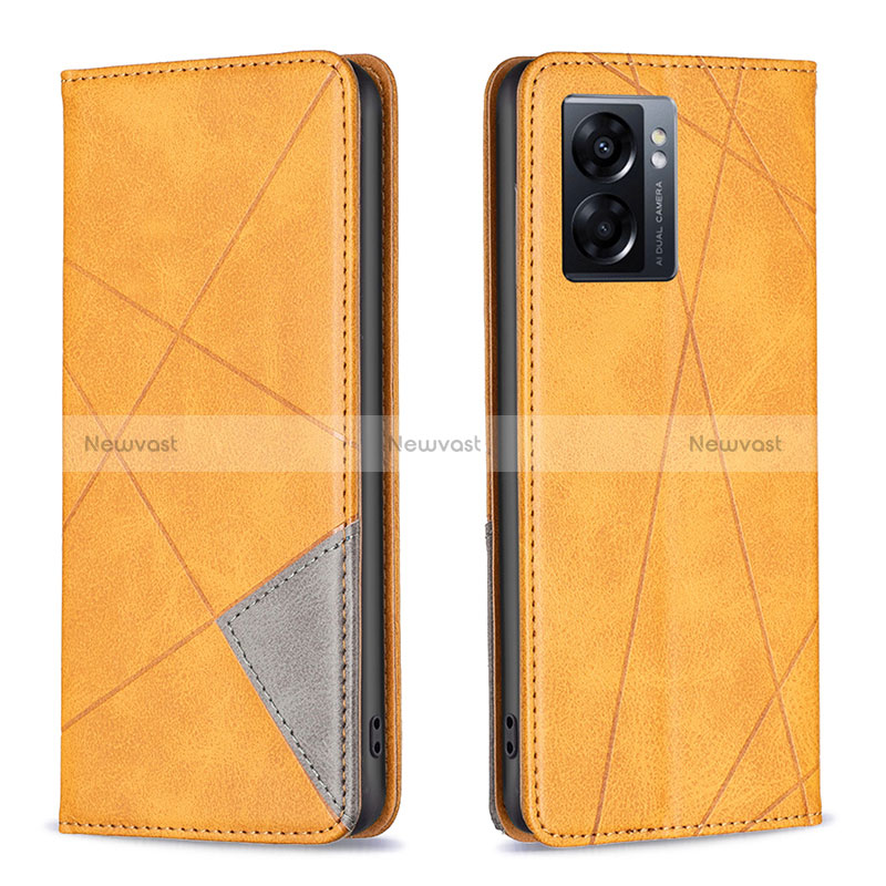 Leather Case Stands Flip Cover Holder B07F for Realme Q5i 5G