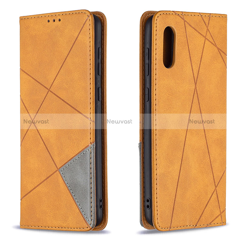 Leather Case Stands Flip Cover Holder B07F for Samsung Galaxy A02