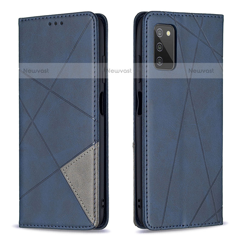 Leather Case Stands Flip Cover Holder B07F for Samsung Galaxy A02s