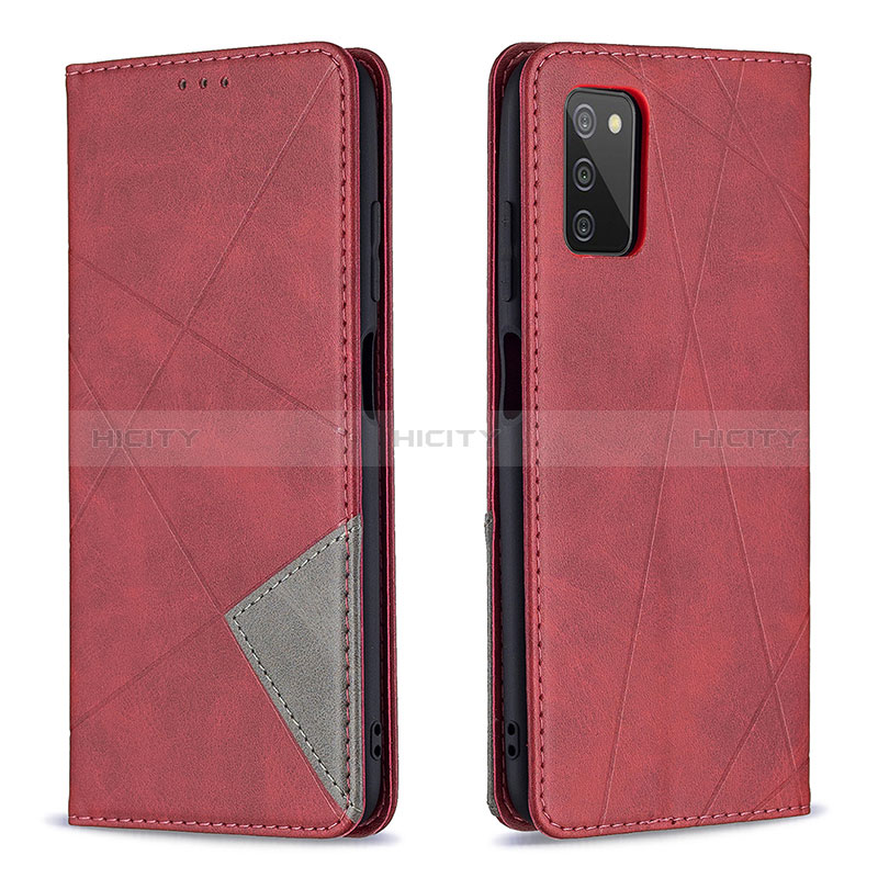 Leather Case Stands Flip Cover Holder B07F for Samsung Galaxy A03s