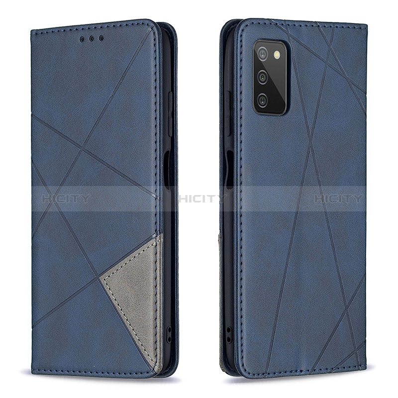 Leather Case Stands Flip Cover Holder B07F for Samsung Galaxy A03s