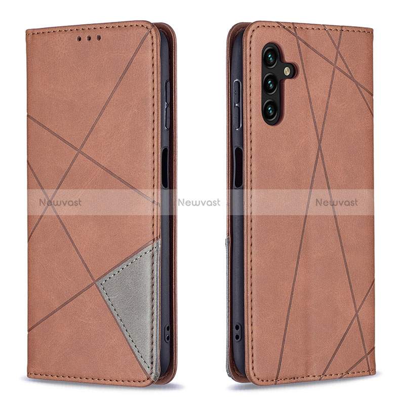 Leather Case Stands Flip Cover Holder B07F for Samsung Galaxy A04s