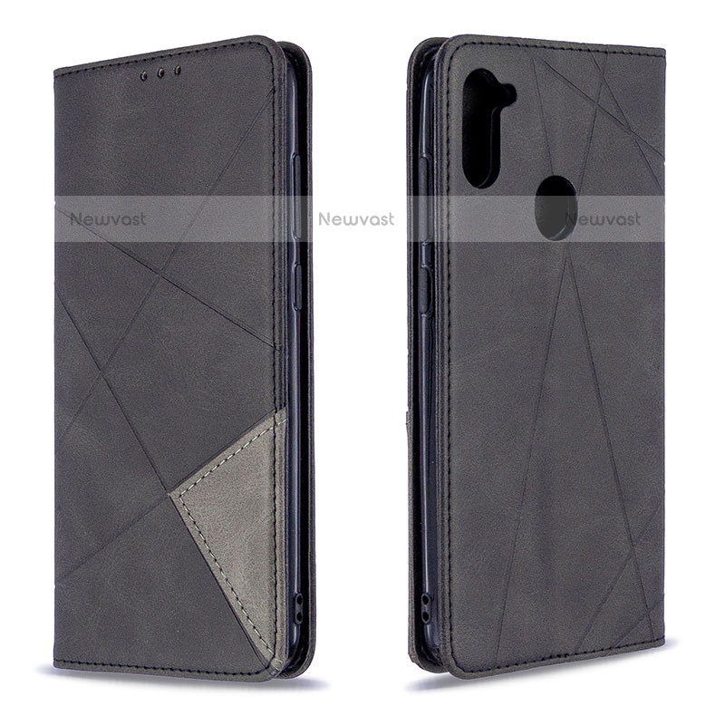 Leather Case Stands Flip Cover Holder B07F for Samsung Galaxy A11