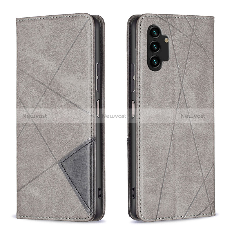 Leather Case Stands Flip Cover Holder B07F for Samsung Galaxy A13 4G