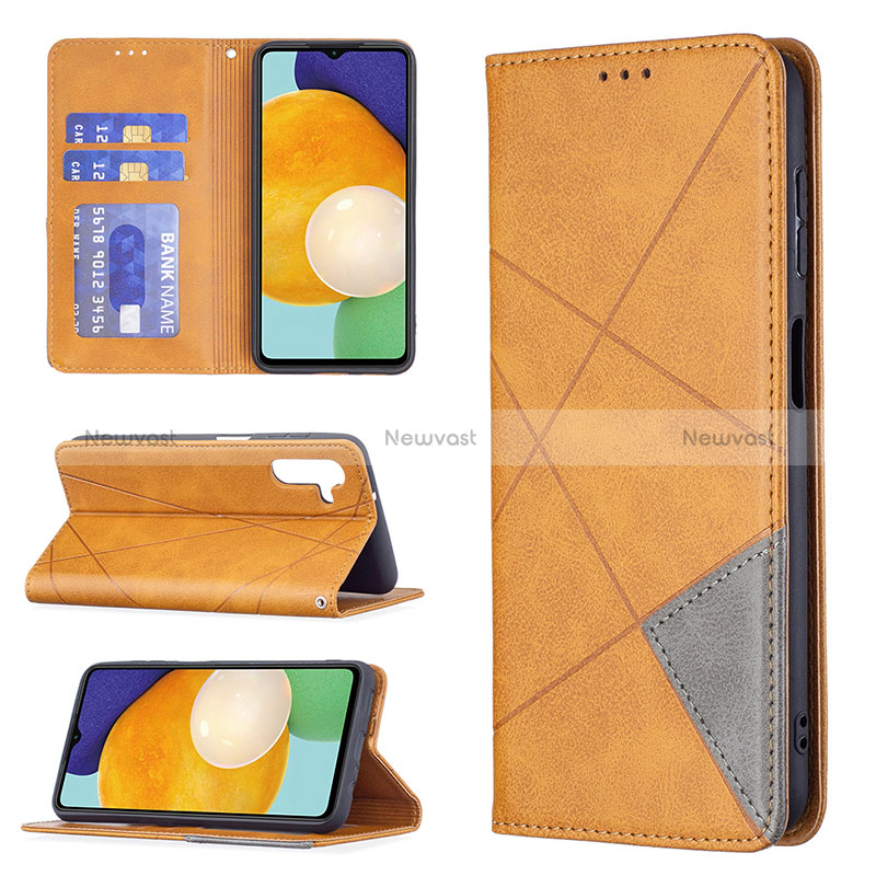 Leather Case Stands Flip Cover Holder B07F for Samsung Galaxy A13 5G