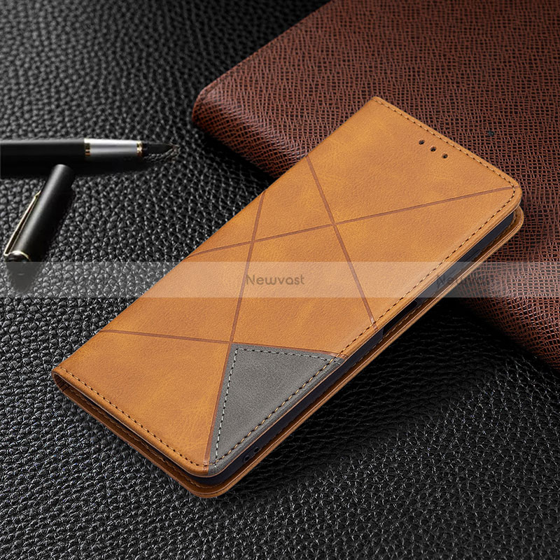 Leather Case Stands Flip Cover Holder B07F for Samsung Galaxy A22 4G