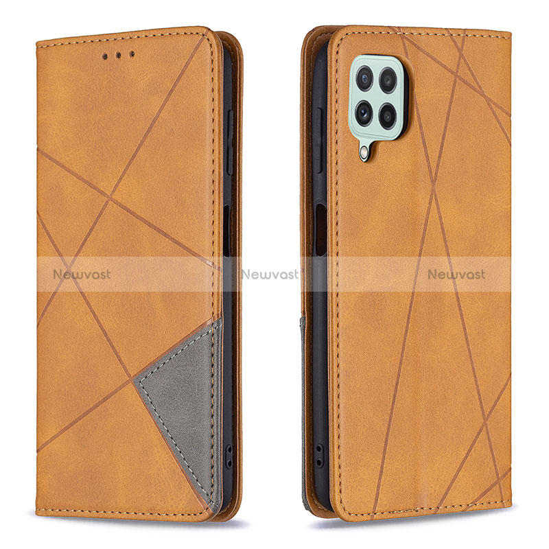 Leather Case Stands Flip Cover Holder B07F for Samsung Galaxy A22 4G