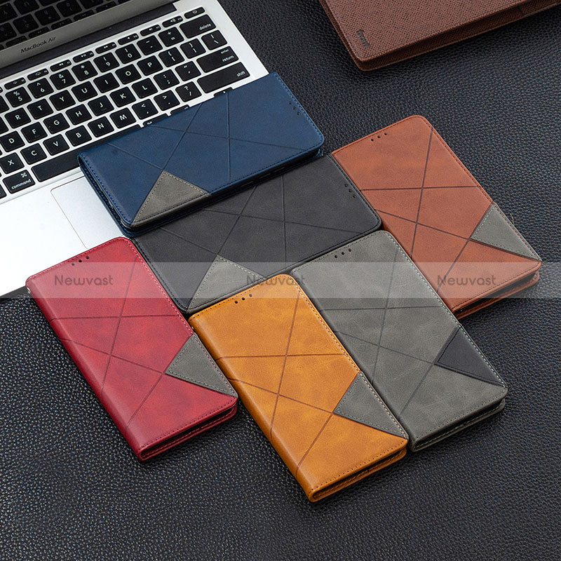 Leather Case Stands Flip Cover Holder B07F for Samsung Galaxy A23 4G