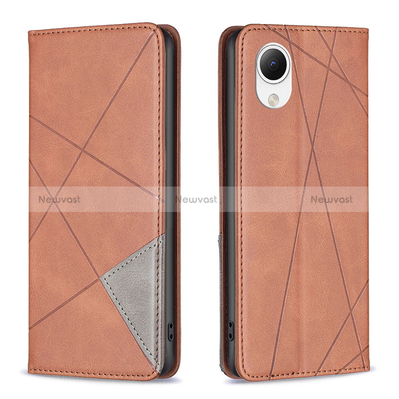 Leather Case Stands Flip Cover Holder B07F for Samsung Galaxy A23e 5G