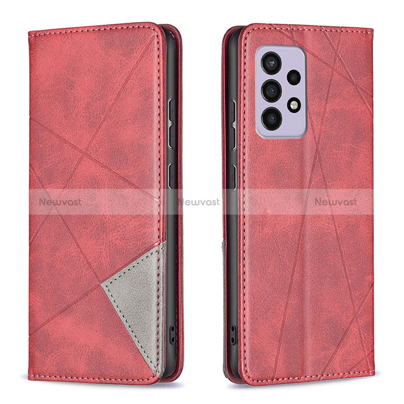 Leather Case Stands Flip Cover Holder B07F for Samsung Galaxy A33 5G