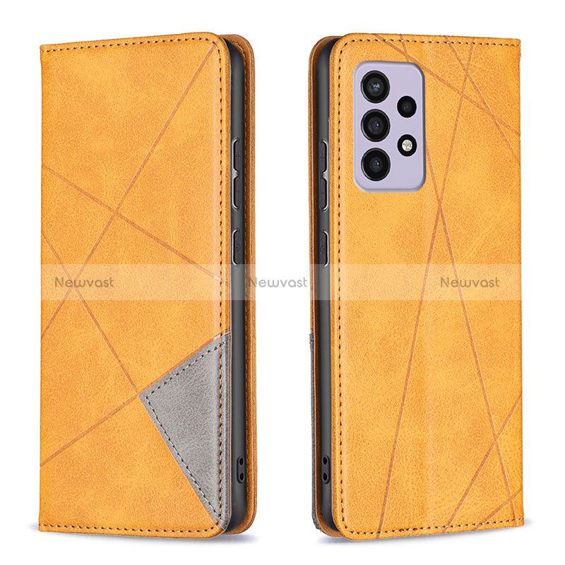 Leather Case Stands Flip Cover Holder B07F for Samsung Galaxy A33 5G