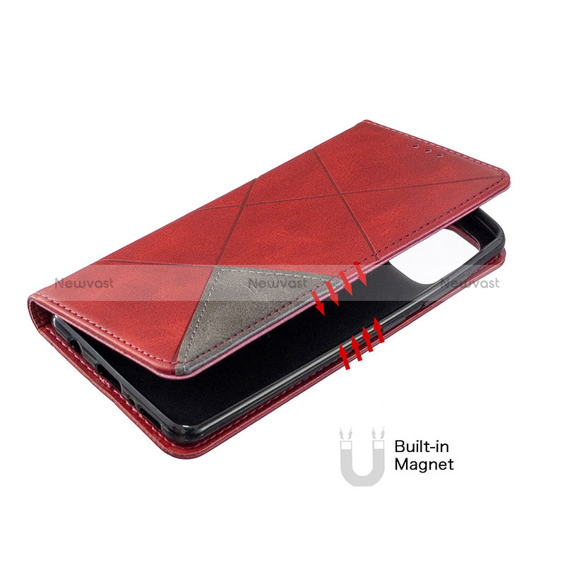 Leather Case Stands Flip Cover Holder B07F for Samsung Galaxy A41