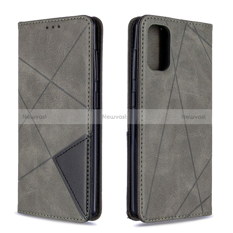 Leather Case Stands Flip Cover Holder B07F for Samsung Galaxy A41