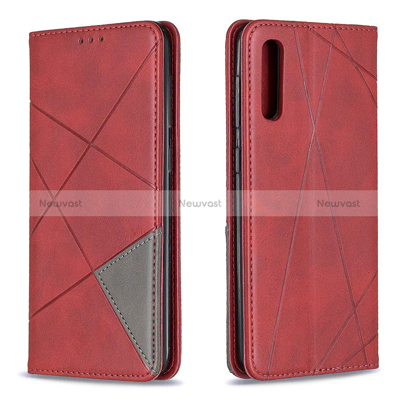 Leather Case Stands Flip Cover Holder B07F for Samsung Galaxy A50S
