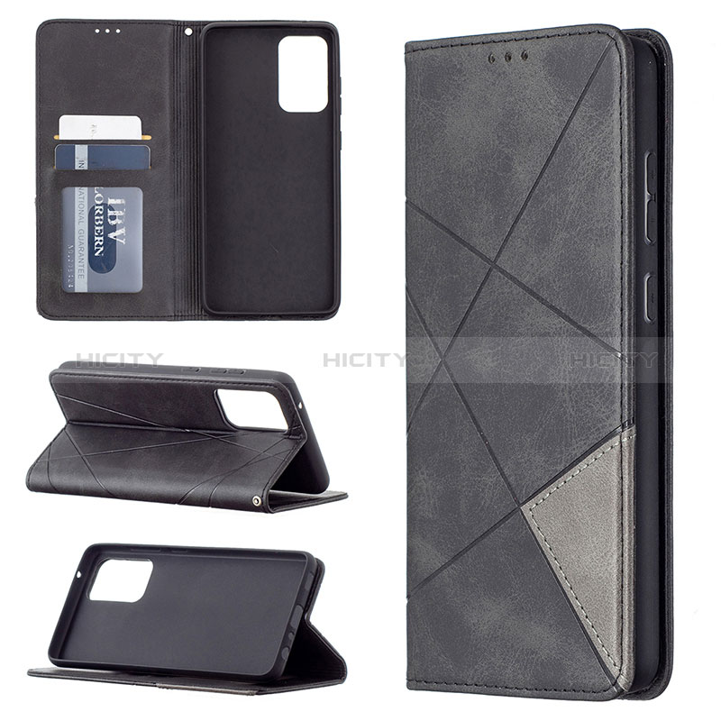 Leather Case Stands Flip Cover Holder B07F for Samsung Galaxy A72 4G